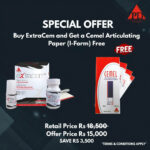 Buy ExtraCem and Get 2 x Cemel Articulating Paper - I-Form FREE
