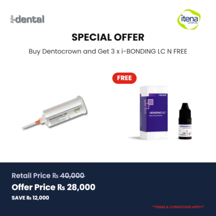 Buy Dentocrown and Get 3 x i-BONDING LC N FREE