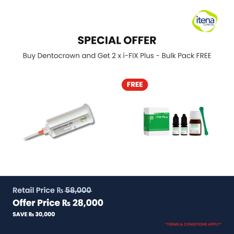 Buy Dentocrown and Get 2 x i-FIX Plus – Bulk Pack FREE